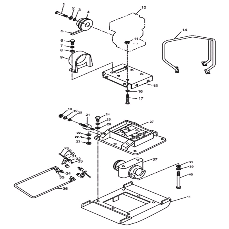 Виброплита бензиновая, двигатель Honda ЗВПБ-20 ГХ