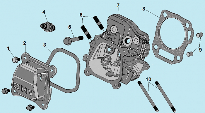 9 ГОЛОВКА БЛОКА КУЛЬТИВАТОР CHAMPION ВС7713