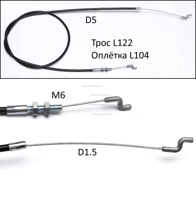 Тросик тормоза